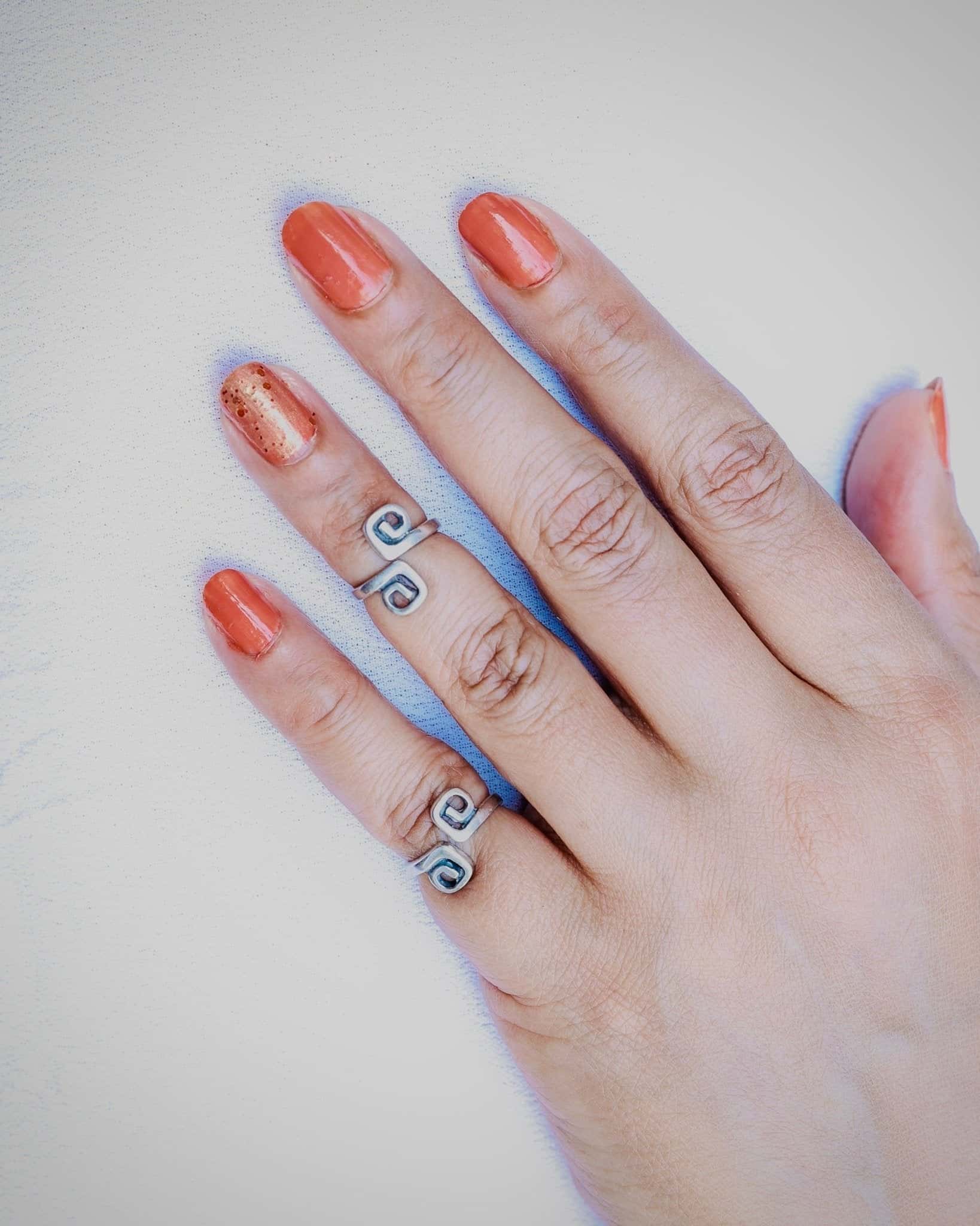 Mystic Swirl Pinki Finger Ring