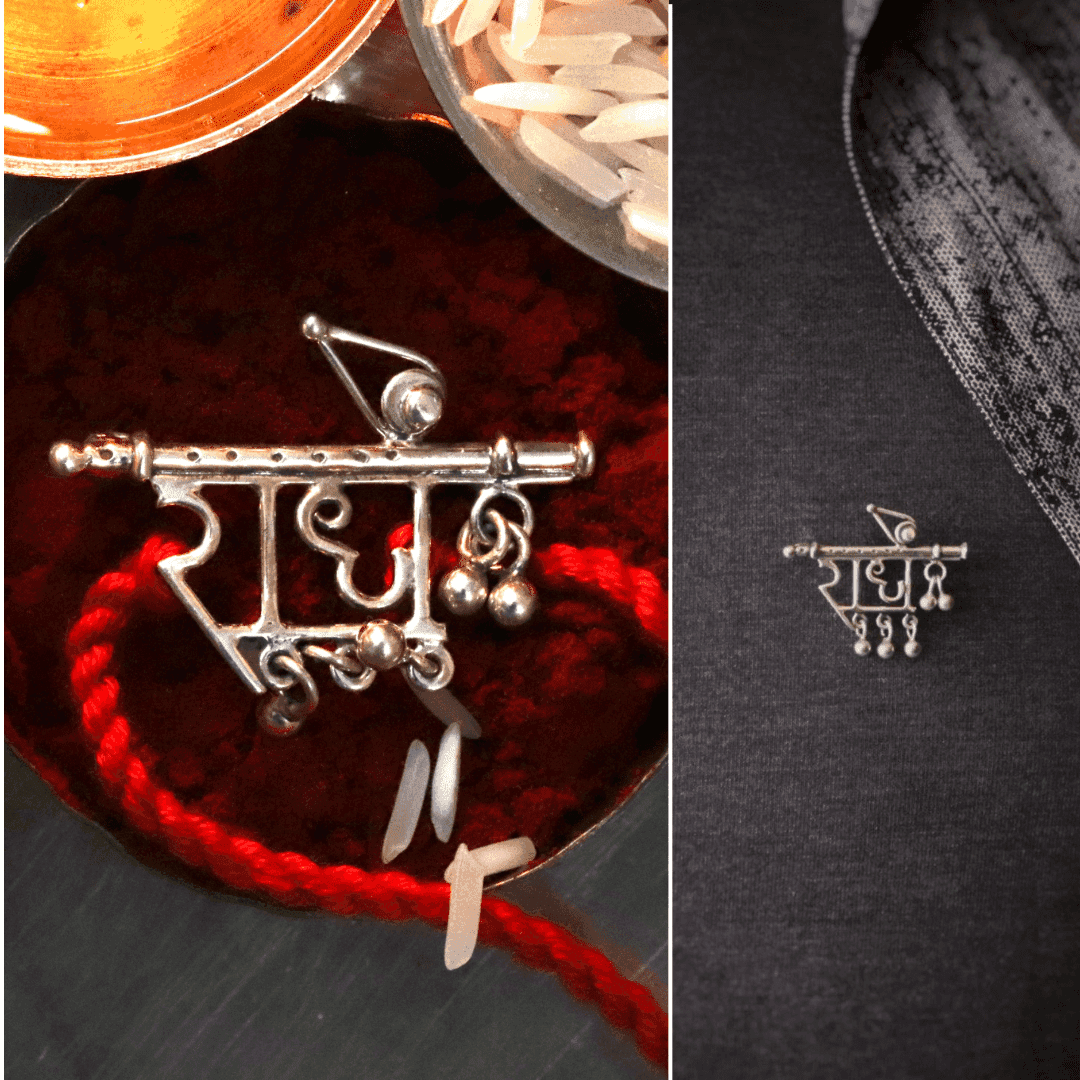 Radhe Rakhi Cum Brooch